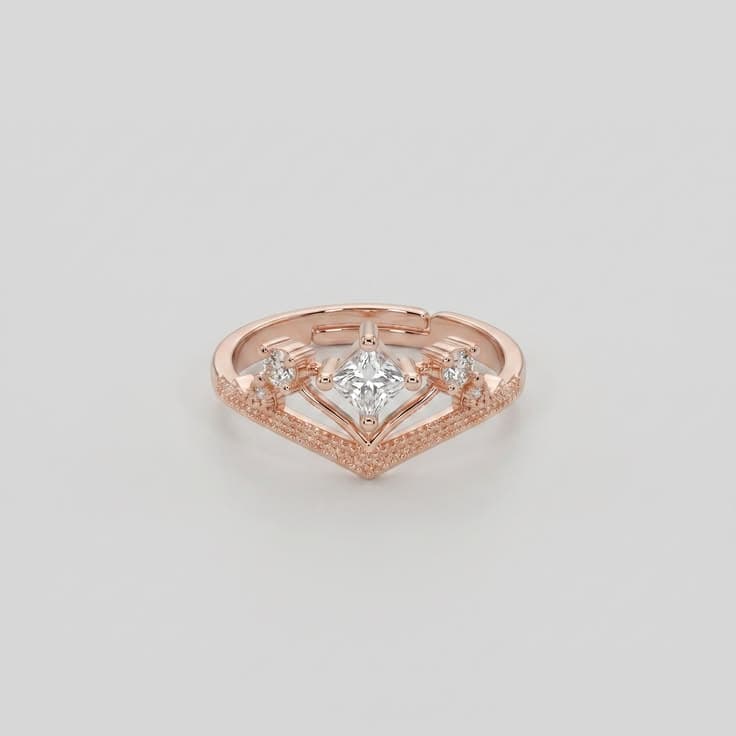 The Aurora Crown Ring