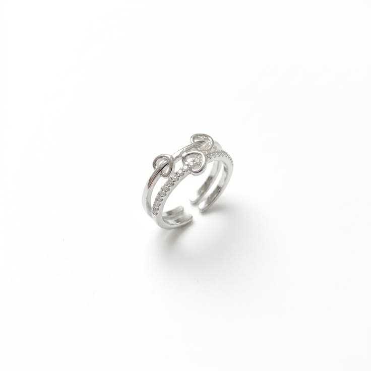 The "Entwine" Double Band Ring